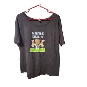 Bella Game over shirt large black